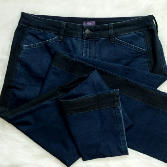 💟HP💟  NYDJ Meryl tuxedo stripe jeans - Picture 3 of 6